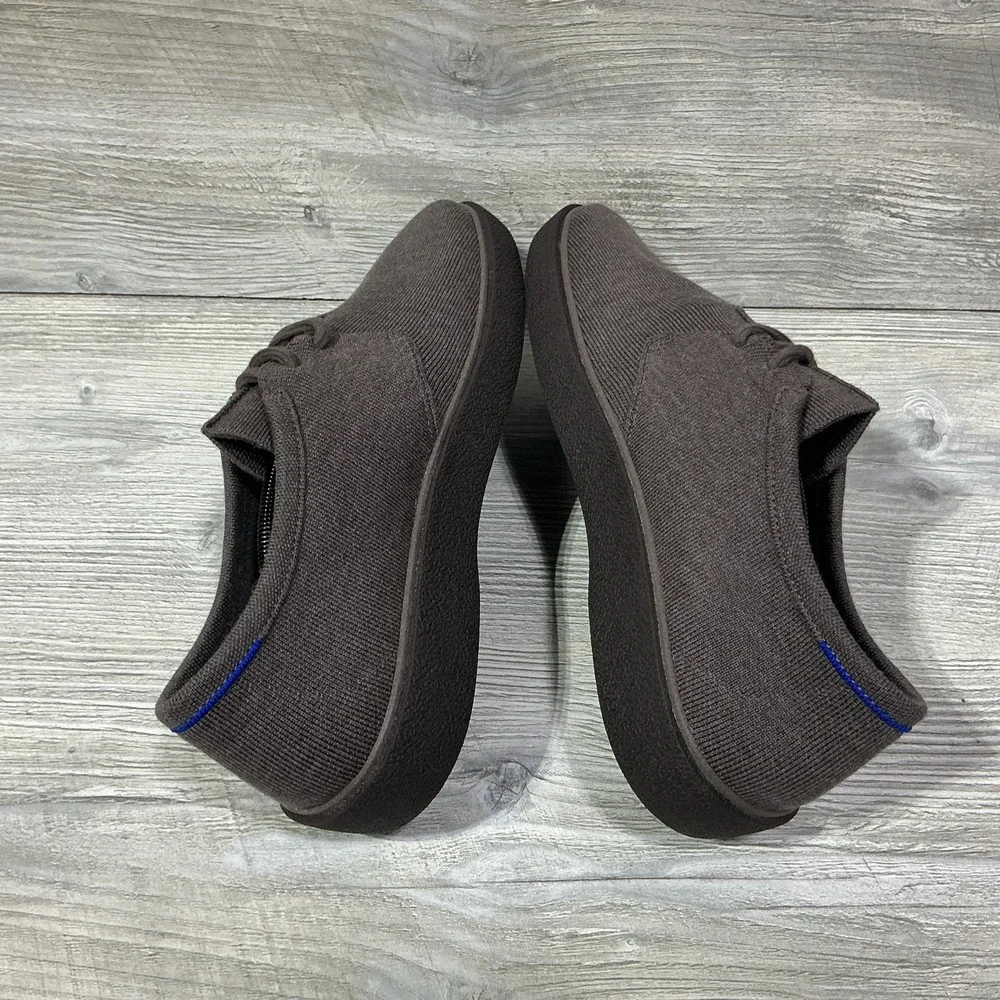 ROTHY'S The Monty Men's Size 13 Merino Wool Blend Brown Casual Knit Shoes NEW